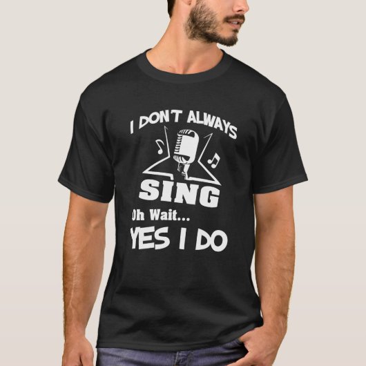 Karaoke-kleren - cadeau voor zangeres - cadeau voo t-shirt (Voorkant)