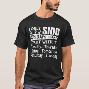 Karaoke kleren - zangerkostuums - zangercadeau t-shirt