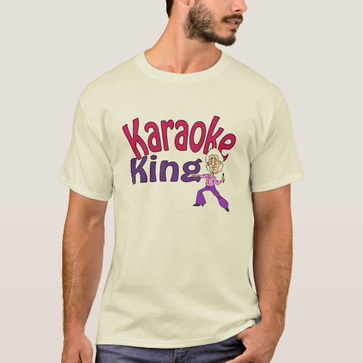 Karaoke Koning T-shirt (Voorkant)