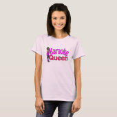 Karaoke Koningin T-shirt (Voorkant volledig)