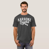 Karaoke Legend Funny Karaoke Singer Gift T-shirt (Voorkant volledig)