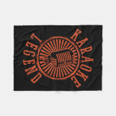 Karaoke Legend - Singing Microphone Party Singer G Fleece Deken (Voorkant (Horizontaal))