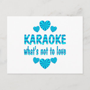 KARAOKE LOVE BRIEFKAART