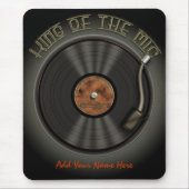 Karaoke LP Vinyl Record Mousepad Muismat (Voorkant)