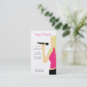 Karaoke Music DJ Service Visitekaartje (Staand voorkant)