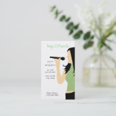 Karaoke Music DJ Service Visitekaartje (Staand voorkant)