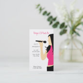 Karaoke Music DJ Service Visitekaartje (Staand voorkant)