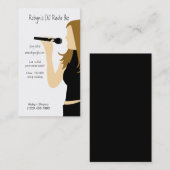 Karaoke Music DJ Service Visitekaartje (Voorkant / Achterkant)