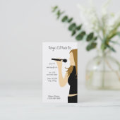 Karaoke Music DJ Service Visitekaartje (Staand voorkant)