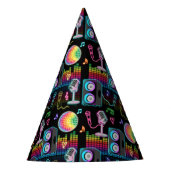 Karaoke Neon Glow Singing Music Party Feesthoedjes (Voorkant)