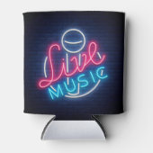Karaoke Neon Lighting Curved Word Art Word Text Blikjeskoeler (Voorkant)