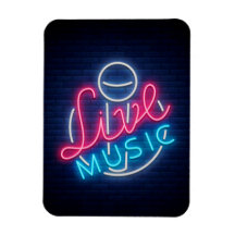 Karaoke Neon Lighting Curved Word Art Word Text