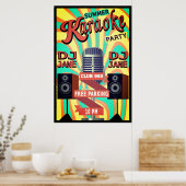 karaoke night  poster (Keuken)