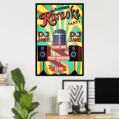 karaoke night  poster (Thuiskantoor)