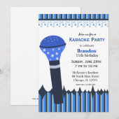 Karaoke Nights Kaart (Voorkant / Achterkant)