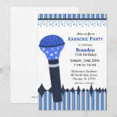 Karaoke Nights Kaart (Voorkant / Achterkant)