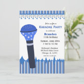 Karaoke Nights Kaart (Staand voorkant)