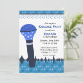 Karaoke Nights Kaart (Staand voorkant)