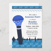 Karaoke Nights Kaart (Voorkant / Achterkant)