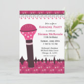 Karaoke Nights Kaart (Staand voorkant)