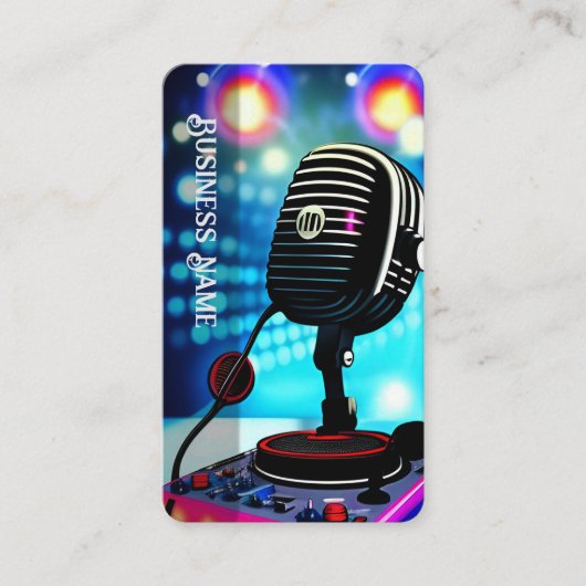 Karaoke Nights Visitekaartje (Voorkant)