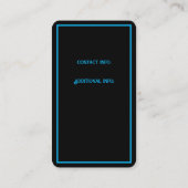 Karaoke Nights Visitekaartje (Achterkant)