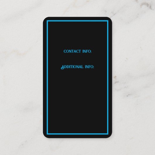 Karaoke Nights Visitekaartje (Achterkant)