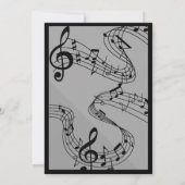 Karaoke Nite Birthday Invitation Kaart (Achterkant)