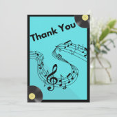 Karaoke Nite - Hartelijk dank Kaart (Staand voorkant)