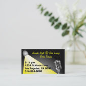 Karaoke/Open Mic Night Visitekaartje (Staand voorkant)