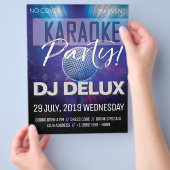 Karaoke Party | DJ | Club Flyer (Hand)