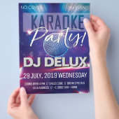 Karaoke Party | DJ | Club Flyer (Hand)