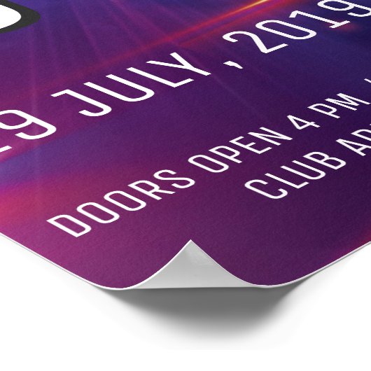 Karaoke Party | DJ | Club Flyer Poster (Hoek)