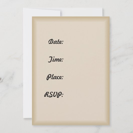 Karaoke Party Invitation Microphone Sing Song Card Kaart (Achterkant)