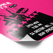 Karaoke Party Invite Foto Afdruk (Hoek)