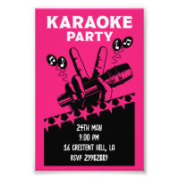Karaoke Party Invite
