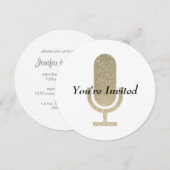 Karaoke Party Kaart (Voorkant / Achterkant)