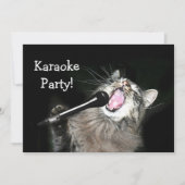Karaoke Party Kaart (Voorkant)