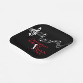 Karaoke Party Musical Scale Microphone Red Papieren Bordje (Gebogen)