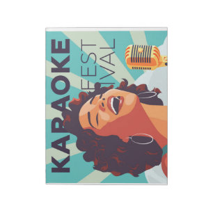 Karaoke party show notitieblok