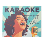 Karaoke party show notitieblok (Voorkant)
