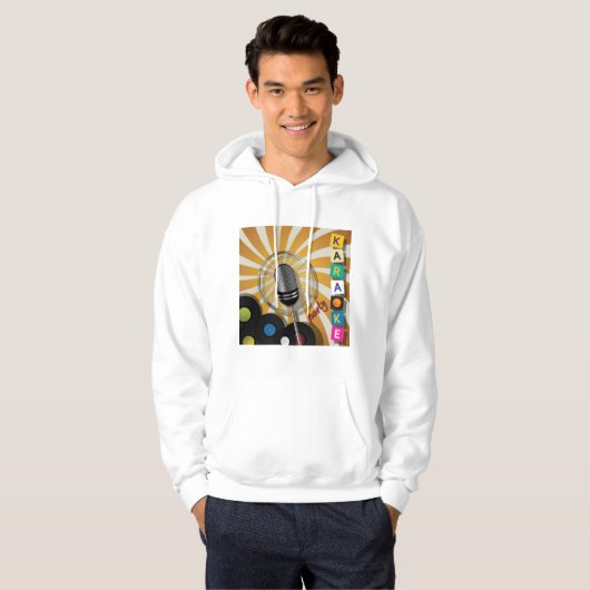 Karaoke Party Singing Hoodie (Voorkant volledig)
