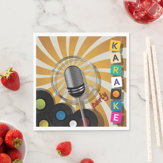 Karaoke Party Singing Napkins Servet (Insitu)