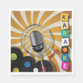 Karaoke Party Singing Napkins Servet (Voorkant)