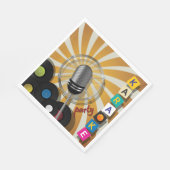 Karaoke Party Singing Napkins Servet (Hoek)