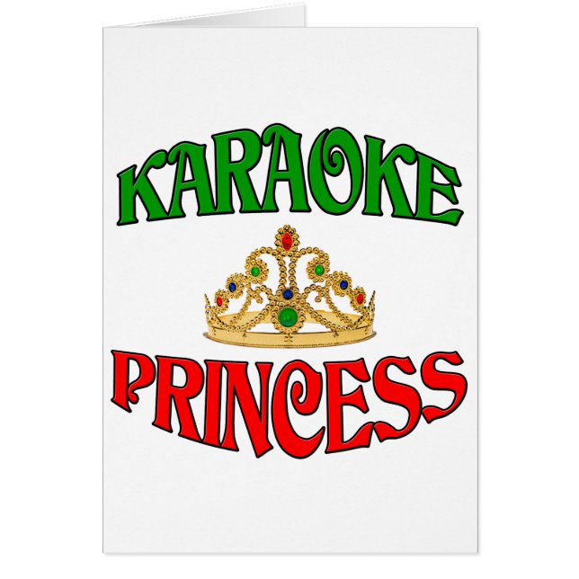 Karaoke Princess. (Voorkant)