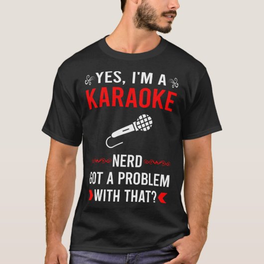 Karaoke Problemen T-shirt (Voorkant)