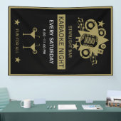 Karaoke Promotiemuur Spandoek (Beurs)
