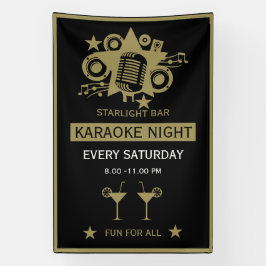 Karaoke Promotiemuur Spandoek