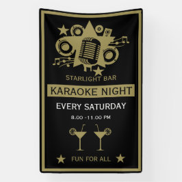 Karaoke Promotiemuur Spandoek